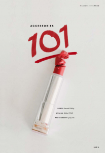 Close up of a crushed lipstick and accessories 101.